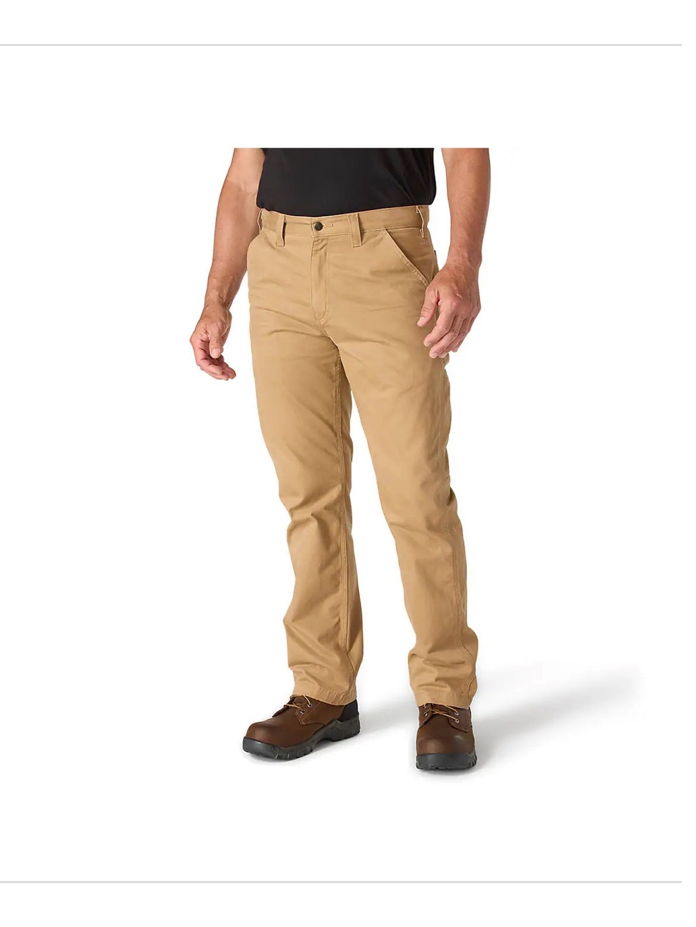 Carhartt Men's Khaki Relaxed Straight Twill Dungaree-New with Tags